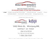 Tablet Screenshot of dealswithintegrity.com